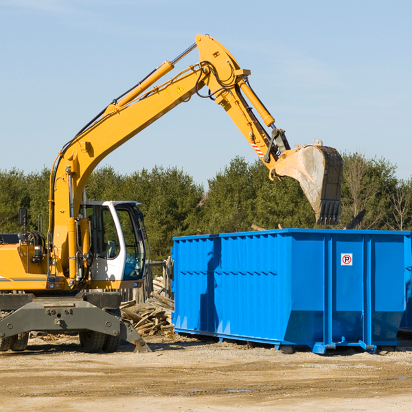 can i choose the location where the residential dumpster will be placed in Fairmount North Dakota